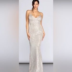 NWT windsor sequin dress